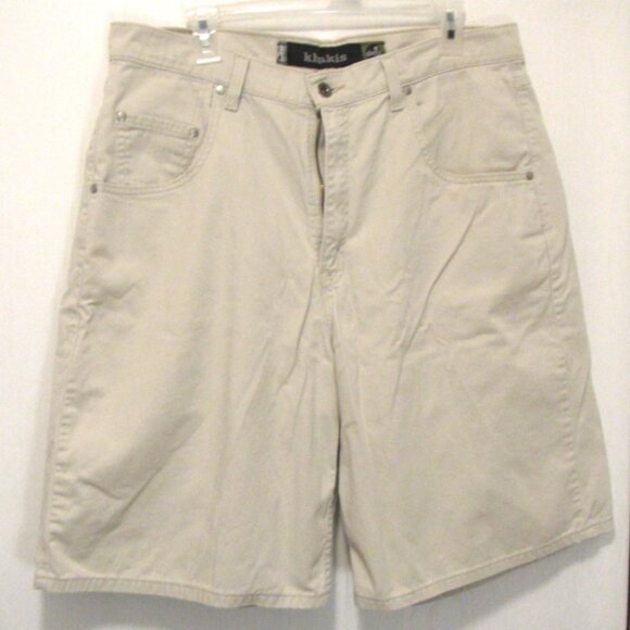 Levis SilverTab Khakis Cotton Shorts Men's Size 34 Beige - Picture 1 of 8